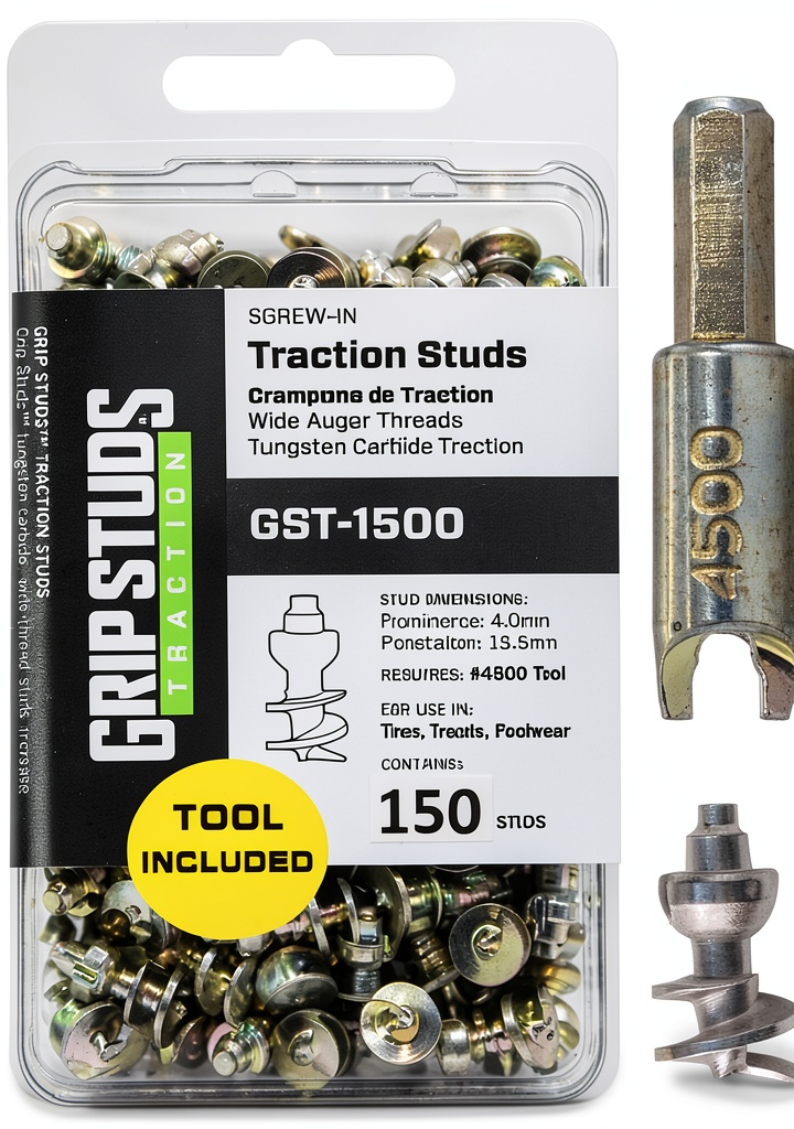 Installing GripStuds Powersports Wheel Studs for ATV UTV on a workbench
