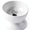 Cat Water Bowl ABRUTY Elevated Ceramic 16oz Tilted 4in Height-3