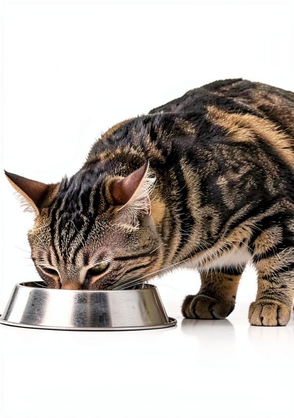 Cat Water Bowl ABRUTY Elevated Ceramic 16oz Tilted 4in Height-4