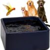 Heated Water Bowl Lamlingo PL270 1.22 Gallon Dark Blue Waterproof-0
