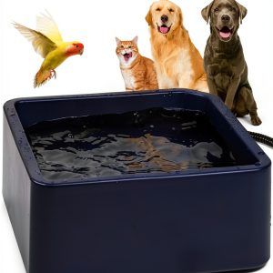 Heated Water Bowl Lamlingo PL270 1.22 Gallon Dark Blue Waterproof-0