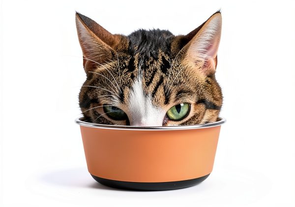 Stainless Steel Cat Bowls 6.4 Inch Whisker Friendly Set 2 Pack-1
