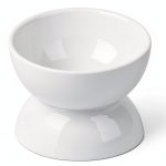Cat Water Bowl ABRUTY Elevated Ceramic 16oz Tilted 4in Height-0