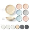 Ceramic Cat Food Bowl Set 5.75 Inch Colorful 6‑Pack by AHX-1