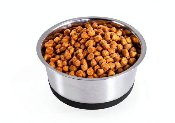 Neater Pet Brands Stainless Steel Dog Bowls with Non-Slip Rubber Bottom – Set of 2, 6 Cup (48 oz), Black - Heavy Duty Metal Dog Bowl, Dishwasher Safe, Food or Water Bowl, Ideal for Large Dogs-1
