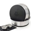 Neater Pet Brands Stainless Steel Dog Bowls with Non-Slip Rubber Bottom – Set of 2, 6 Cup (48 oz), Black - Heavy Duty Metal Dog Bowl, Dishwasher Safe, Food or Water Bowl, Ideal for Large Dogs-3