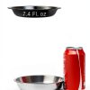 VENTION Shallow Cat Food Bowls, Stainless Steel Set of 4 for Indoor-1