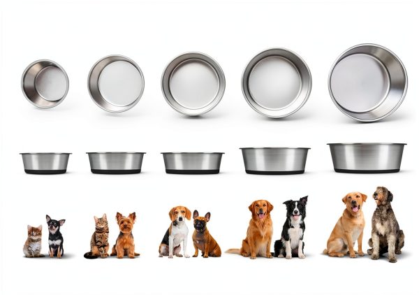 Neater Pet Brands Stainless Steel Dog Bowls with Non-Slip Rubber Bottom – Set of 2, 6 Cup (48 oz), Black - Heavy Duty Metal Dog Bowl, Dishwasher Safe, Food or Water Bowl, Ideal for Large Dogs-4