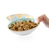 Ceramic Cat Bowls Set of 6 - Colorful Cute Shallow Cat Dishes - 5.75-Inch, Whisker Friendly and Wide - Microwave & Dishwasher Safe - 8.5 oz (250 ml)-5
